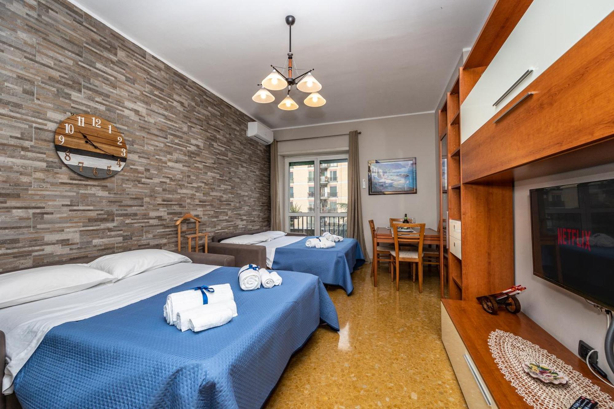 Big Apartment Rome Air Conditioning Wifi Netflix 90 Mq Exterior photo